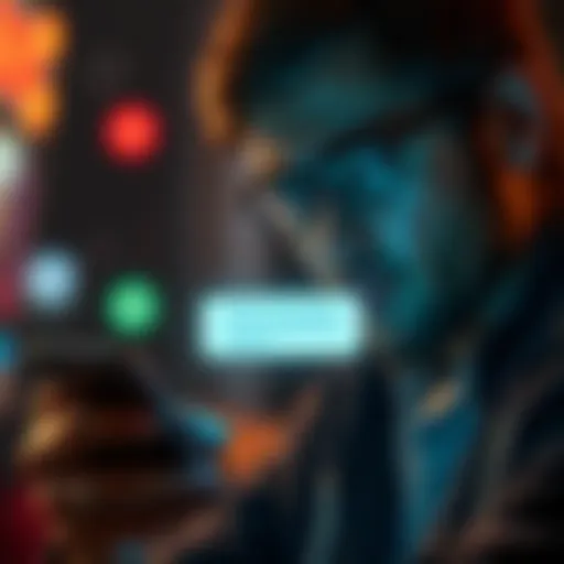 A frustrated person looking at their Android phone with a notification error message related to free spins