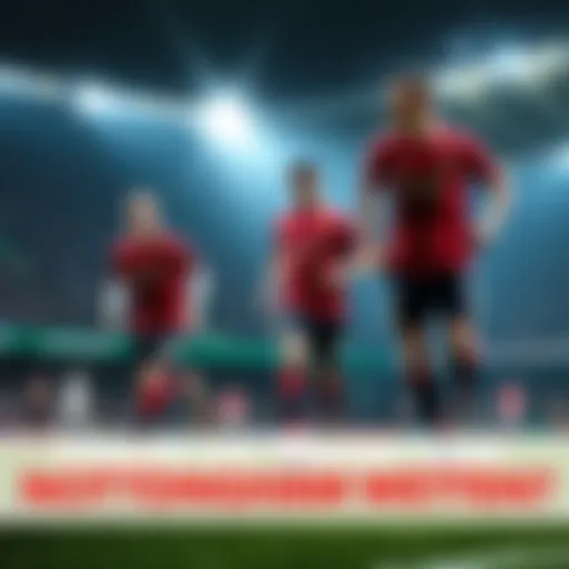 Nottingham Forest players in action on the field during a football game