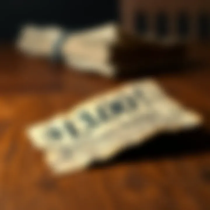 A worn and forgotten scratch-off lottery ticket resting on a wooden table, symbolizing a surprising $3,000 win from the past.