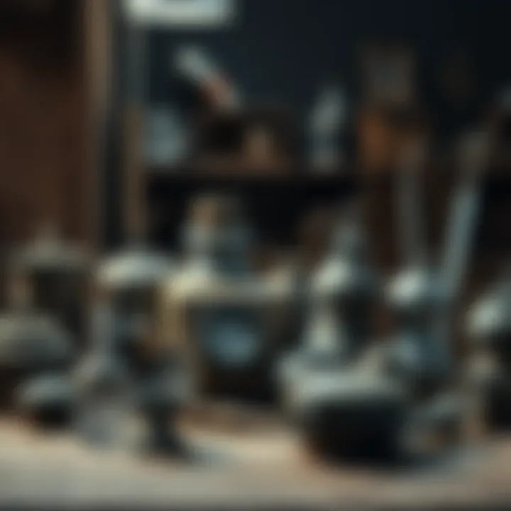 A collection of old items displayed on a table, inviting discussion about their origins and meanings.