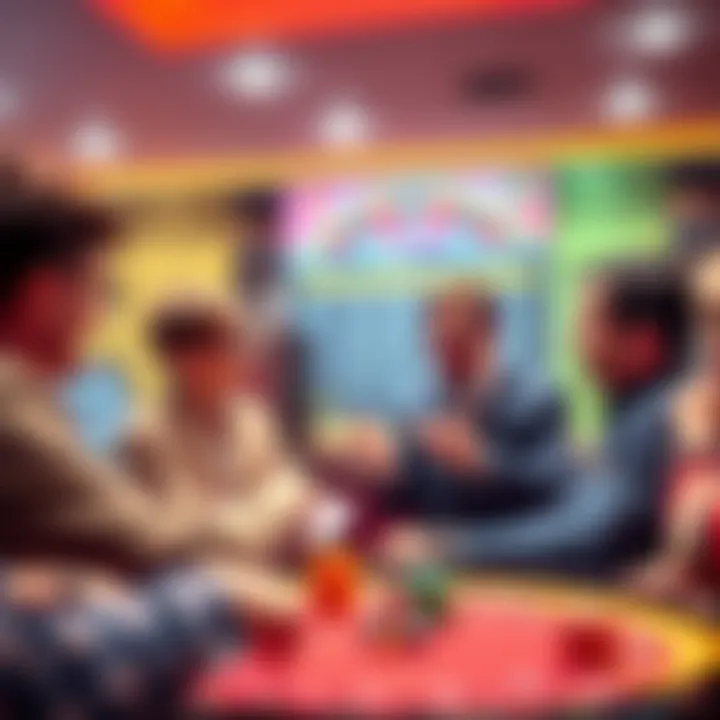 Online Casino Review Discussion Group of people discussing online casino reviews and strategies for choosing the best casino