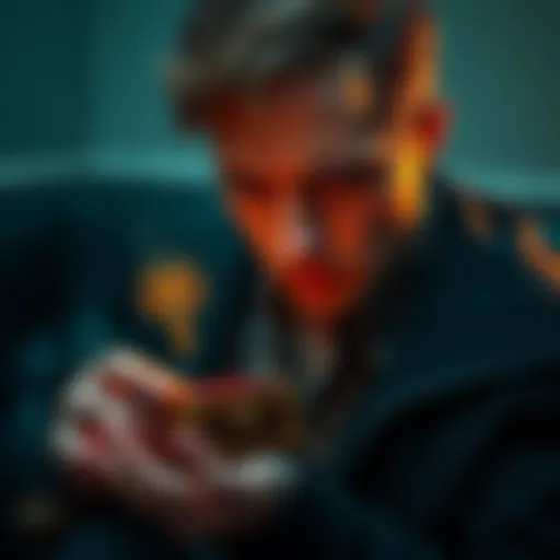 A person looks troubled while holding a mysterious heirloom, reflecting on past experiences related to online horse racing and safety concerns