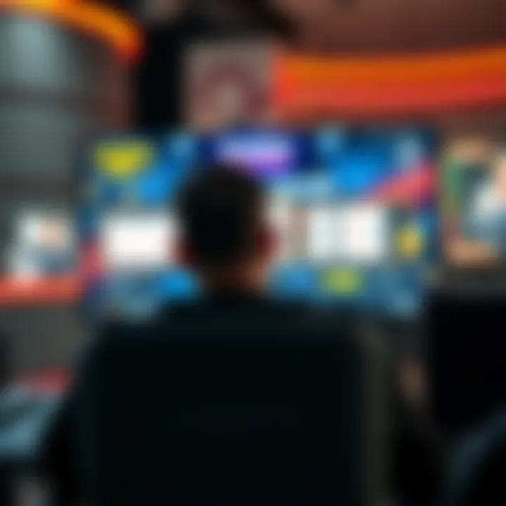 A player sits in front of a computer screen showing an online blackjack game, looking thoughtful about a recent 20,000 Euro win.