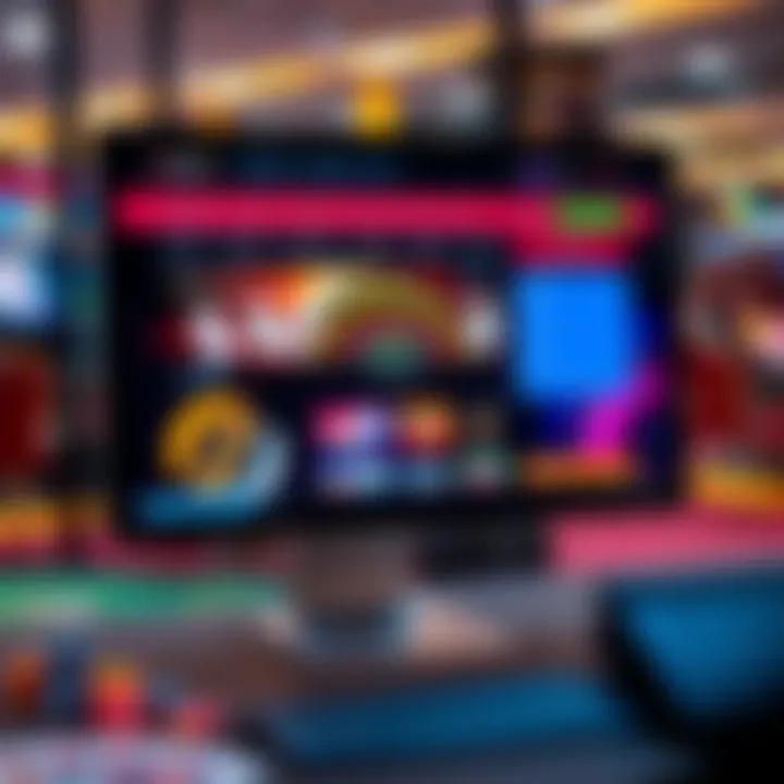 A computer screen displaying an online casino website with various payment options and a fast payout symbol