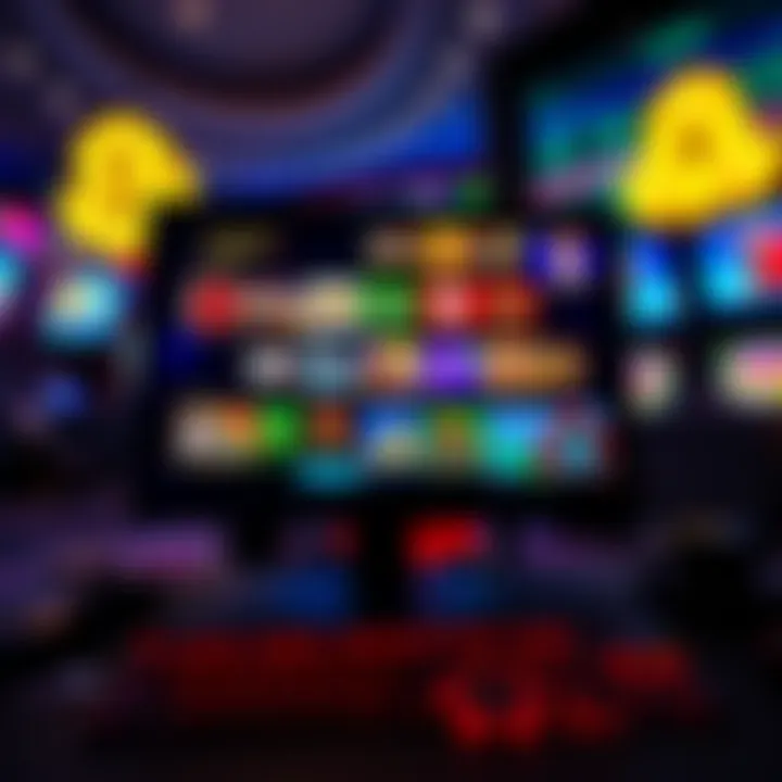 A computer screen displaying various online casino games popular with players in Vancouver.