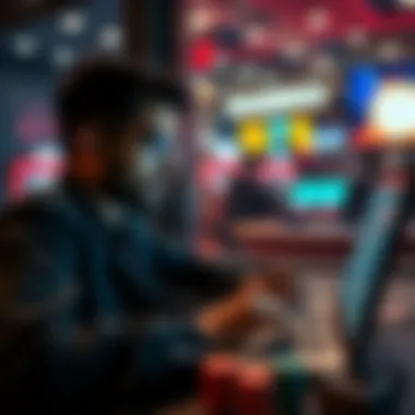 A person using a laptop to gamble online with cryptocurrency, showing secure transactions and digital payments.