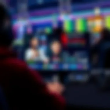 A person playing online poker with a focus on a Brazilian opponent's avatar on the screen