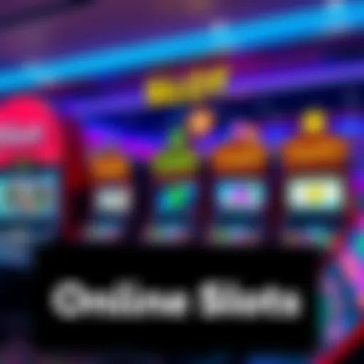 Colorful online slot machines with various themes and symbols
