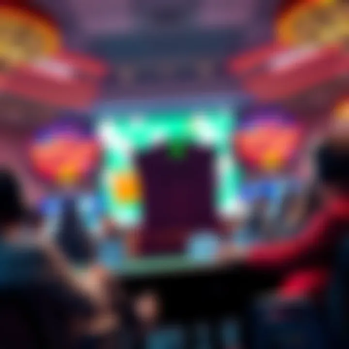 The Ontario court allows online gambling with international players, depicting excitement in gaming.