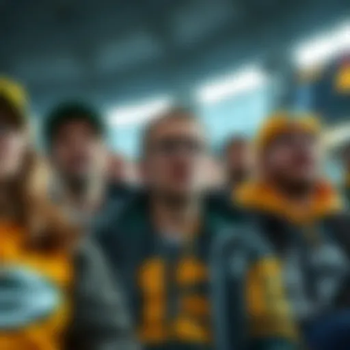 Packers fans showing disappointment and confusion after their team's unexpected loss