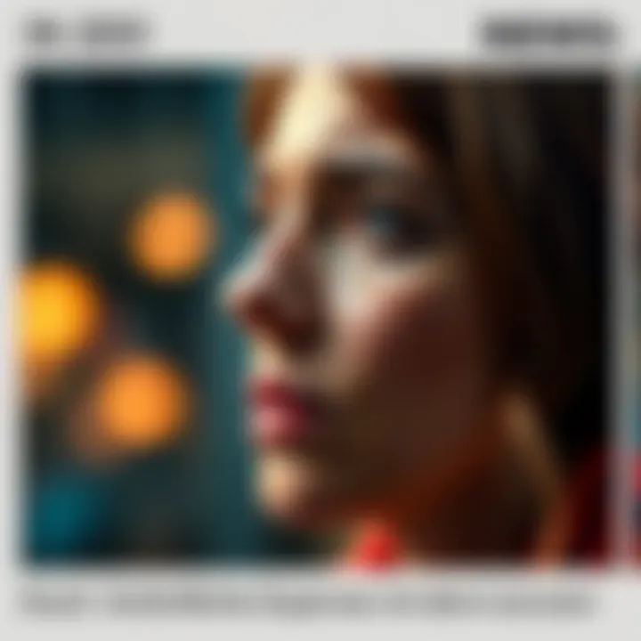 A person reflecting on their painful experiences with a thoughtful expression, showing signs of growth and resilience.