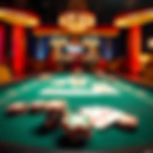 Paisting's July Poker Win A poker table with chips and cards representing Paisting's $46 win in July at 10nl.