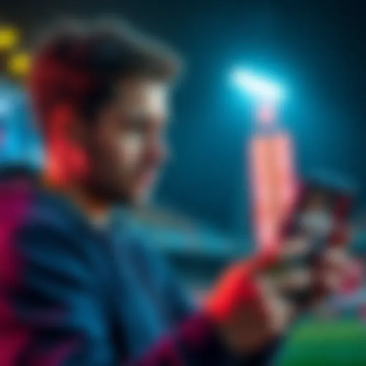 Parlay Bet Confusion A person looks confused while checking their betting app, showing a notification about a canceled bet due to player injury.