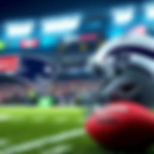 Comparison of betting odds showing an 11.5 point gap between bookmakers for the NFL game between the Patriots and Seahawks.