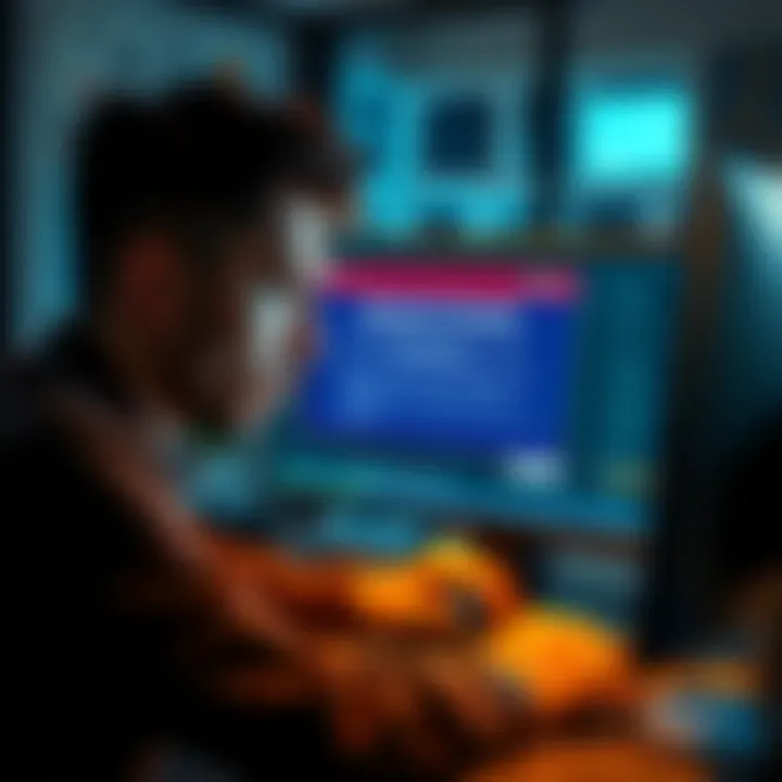 A frustrated person looking at their computer screen with a payment denial notice on it, symbolizing issues with withdrawal requests.