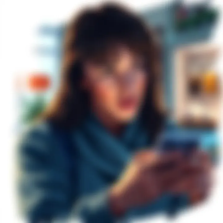 A person checking their PayPal account on a smartphone, looking curious about withdrawal rules.