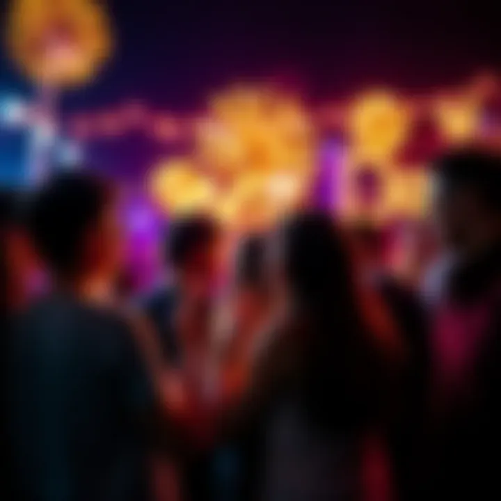 A group of people sharing wishes and emotions during W-Day festivities