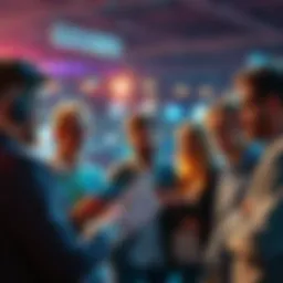 A group of people sharing their experiences with AI-based football betting applications