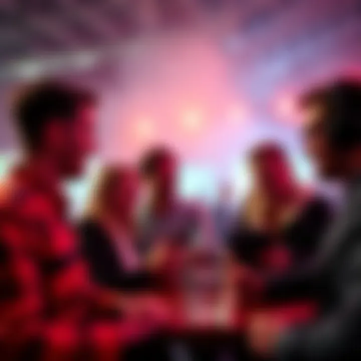 A group of people sharing strategies on how to win by following betting tips.