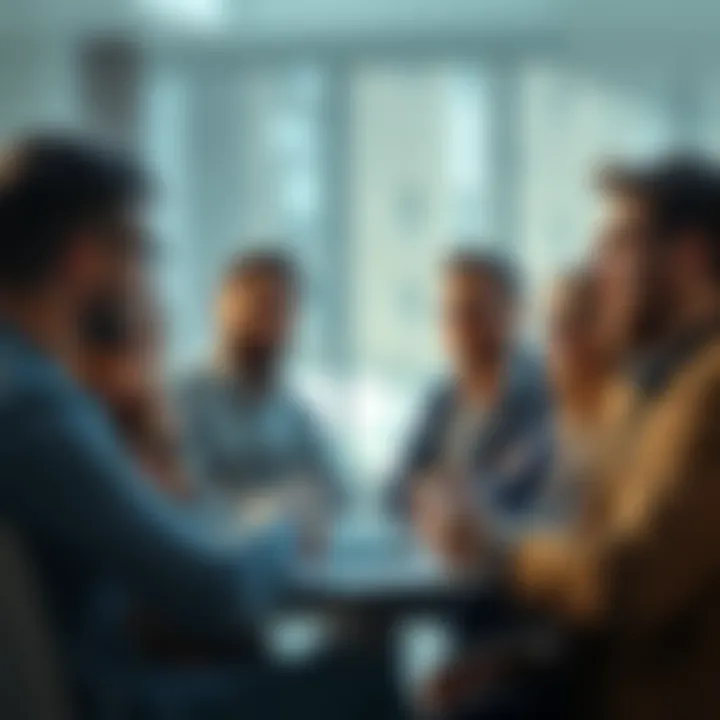 A group of people engaged in a discussion about current issues and challenges, sharing ideas and perspectives