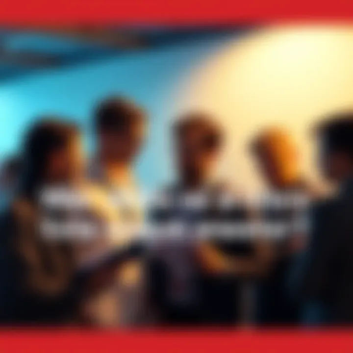 A group of people evaluating options on a list, considering who to remove based on discussion and notes.