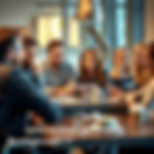 A group of people sitting around a table, engaged in a serious discussion about money withdrawal decisions, with expressions of concern and curiosity on their faces.