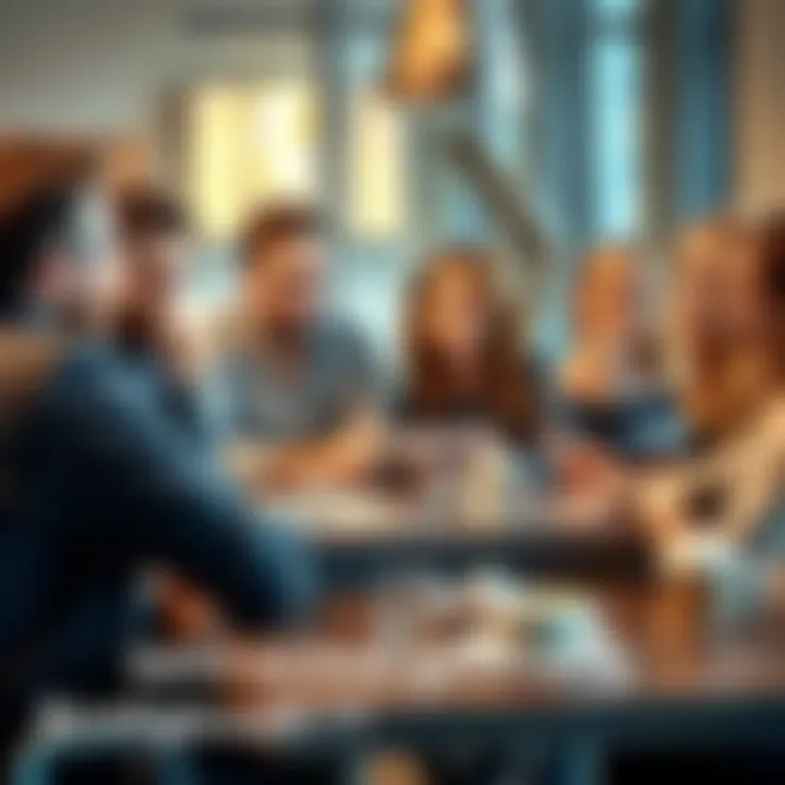 A group of people sitting around a table, engaged in a serious discussion about money withdrawal decisions, with expressions of concern and curiosity on their faces.