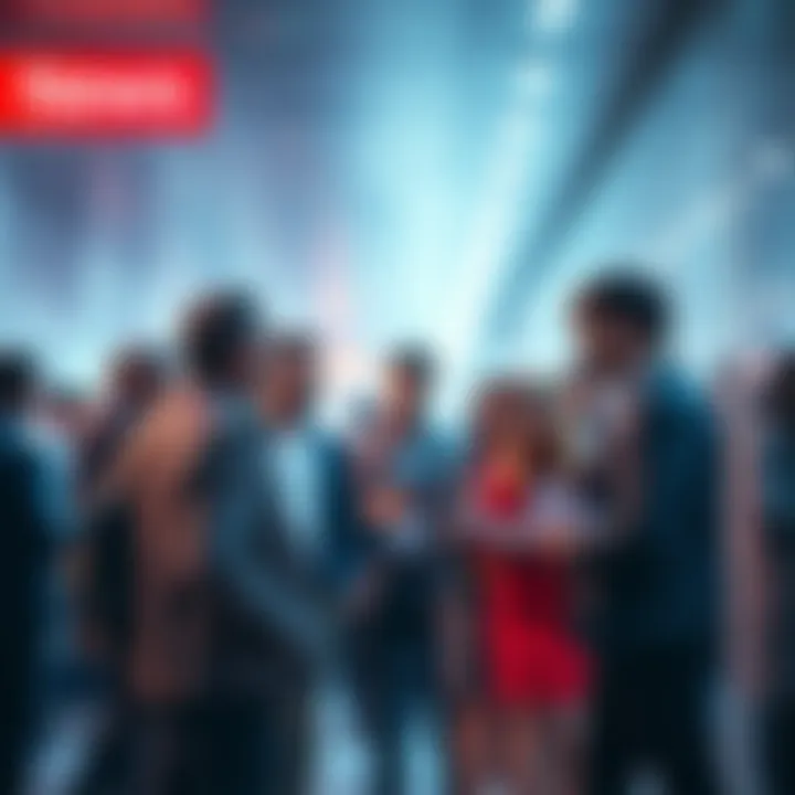 A group of people talking about money withdrawal options