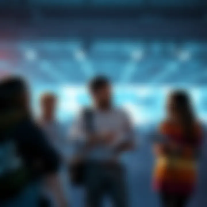 A group of people engaged in conversation about shared experiences and phenomena they notice