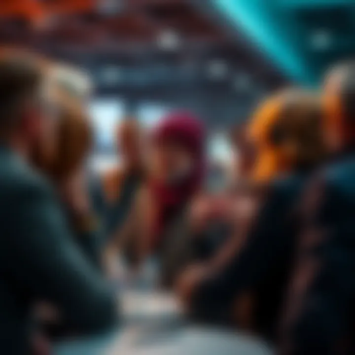 People sharing opinions on what's acceptable Group of people discussing mixed opinions about what is considered crazy but acceptable