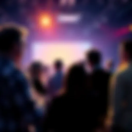 A group of people engaged in a lively discussion about current events and trends in society