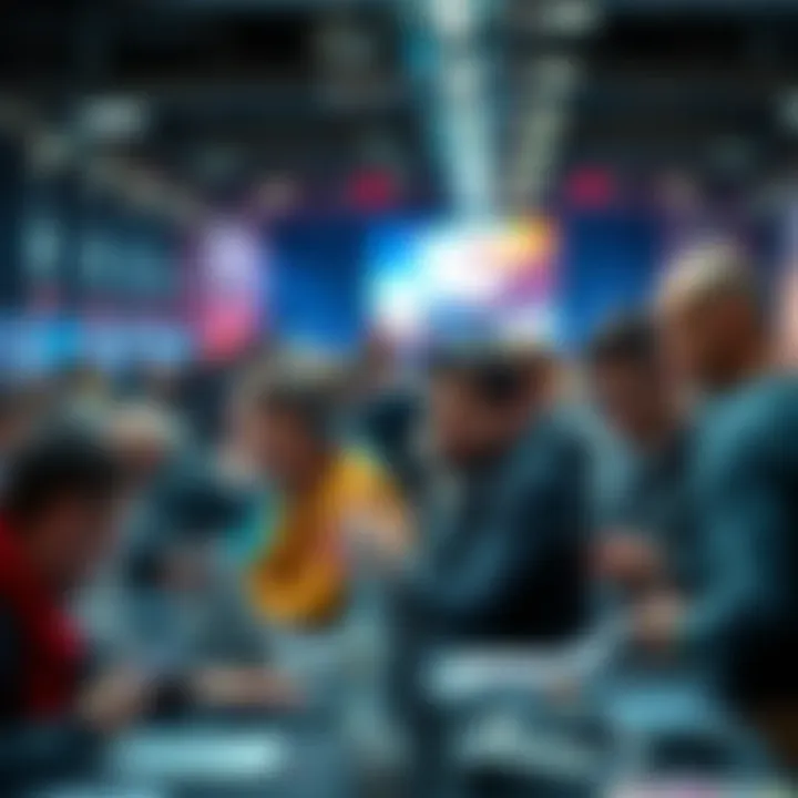 People discussing picks in online forums A group of people sharing tips and strategies on user boards about popular picks