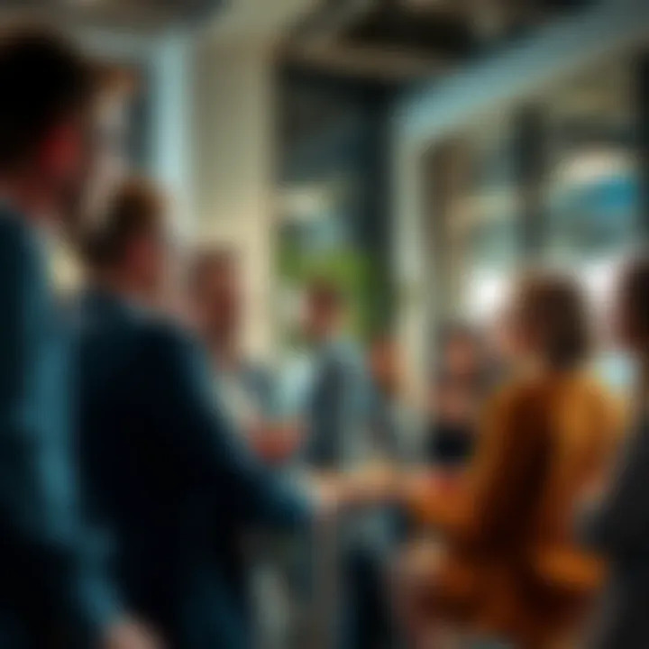 A group of people engaged in a lively discussion about a thought-provoking question in a casual setting.