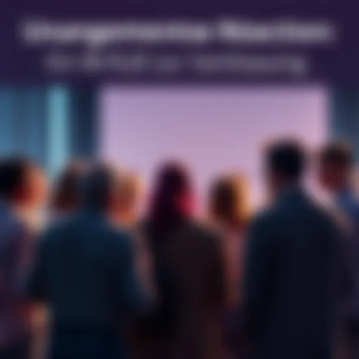 A group of people engaged in a heated discussion about societal reactions.