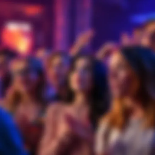 A group of people showing mixed emotions after a bad beat is canceled, some look relieved while others are surprised.