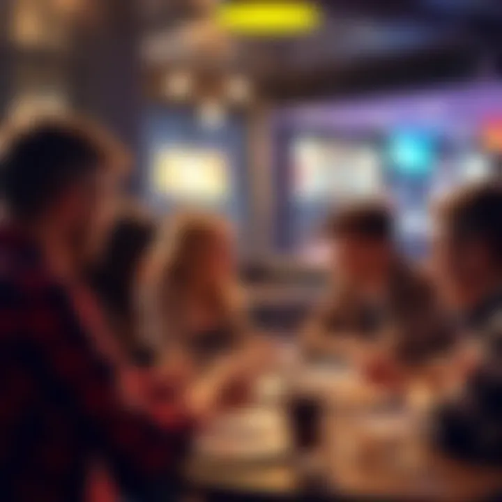 A group of individuals discussing and sharing their personal experiences and tips to deal with gambling addiction in a supportive setting