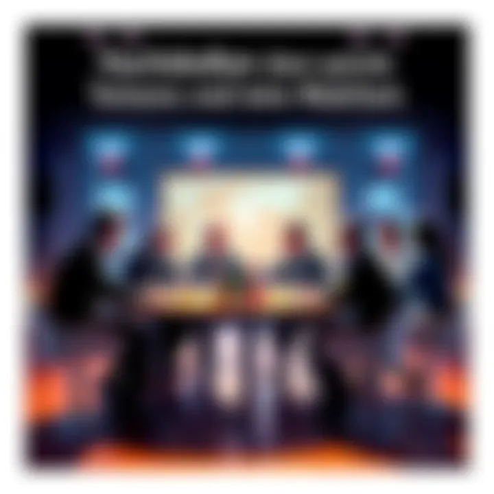 A group of people engaging in a conversation about current issues at a round table