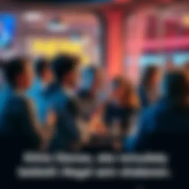 People discussing illegal practices A group of people sharing opinions about what should be illegal and discussing moral issues in a casual setting
