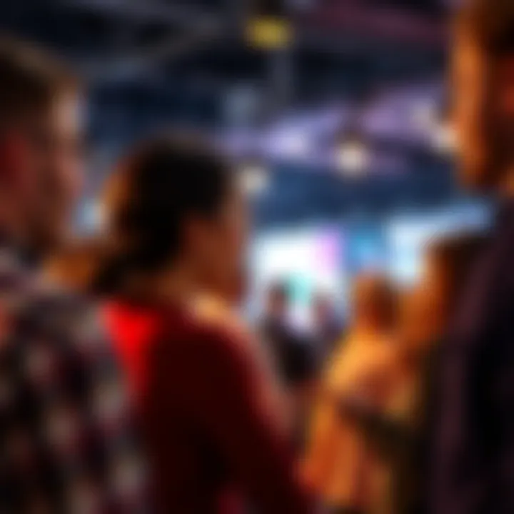 A group of people engaging in conversation about current topics, sharing their views and opinions.