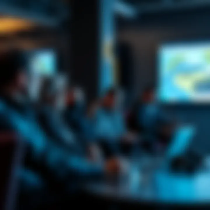 A group of people sitting together sharing their thoughts on a specific topic