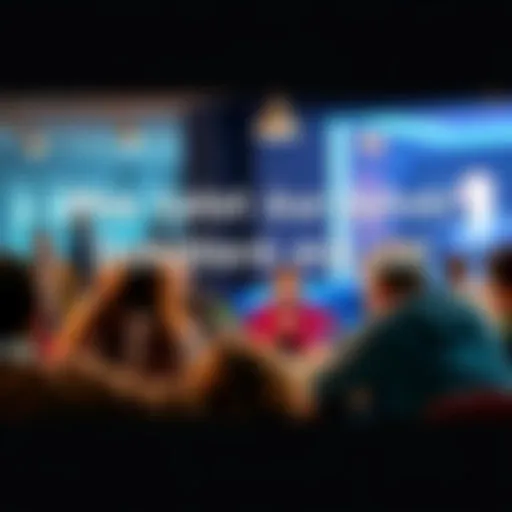 A group of people engaged in a lively discussion about current topics on an online forum