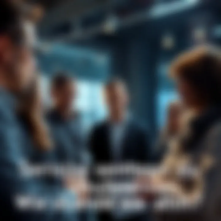 A group of people engaged in a serious conversation about uncertainties and opinions