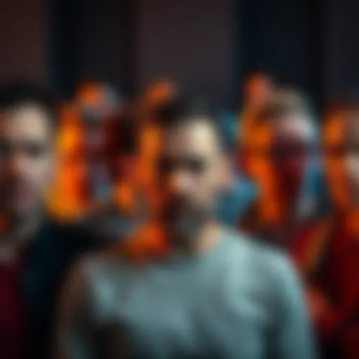 A group of people displaying expressions of disappointment and frustration, illustrating unmet expectations.