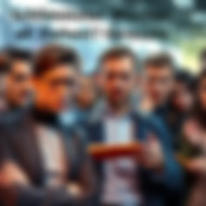 A group of people with disappointed expressions discussing various issues, symbolizing a tough month.