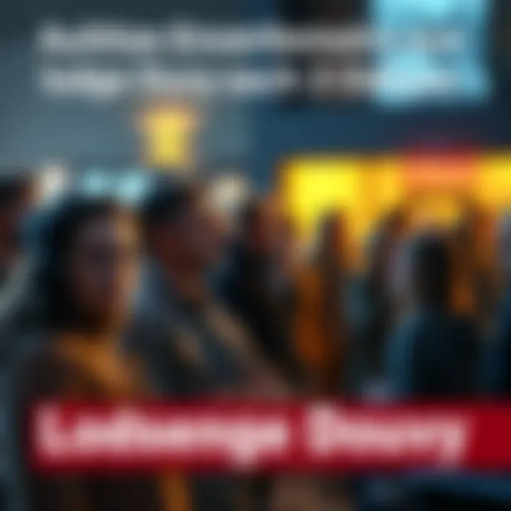 Group of people gathered, looking anxious and talking, waiting for updates on Lodge Dougy incidents