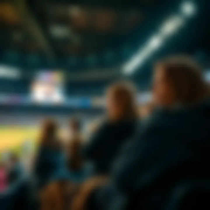 A group of people looking bored at a baseball game and a basketball game, showing their lack of interest in MLB and WNBA.