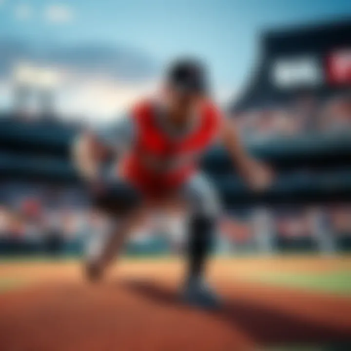 Damn Peralta on the pitching mound struggling to find strikes during the fourth inning of a baseball game