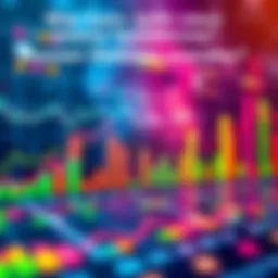 Graph showing performance statistics A colorful graph displaying various performance statistics with upward and downward trends, indicating progress over time.