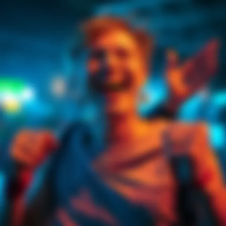 A person smiling and celebrating their achievements on day two of a challenge, showing excitement and determination.