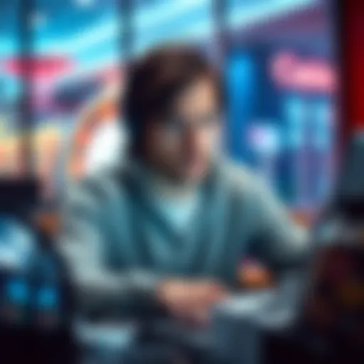 A person looking concerned while browsing unknown online casinos on a laptop